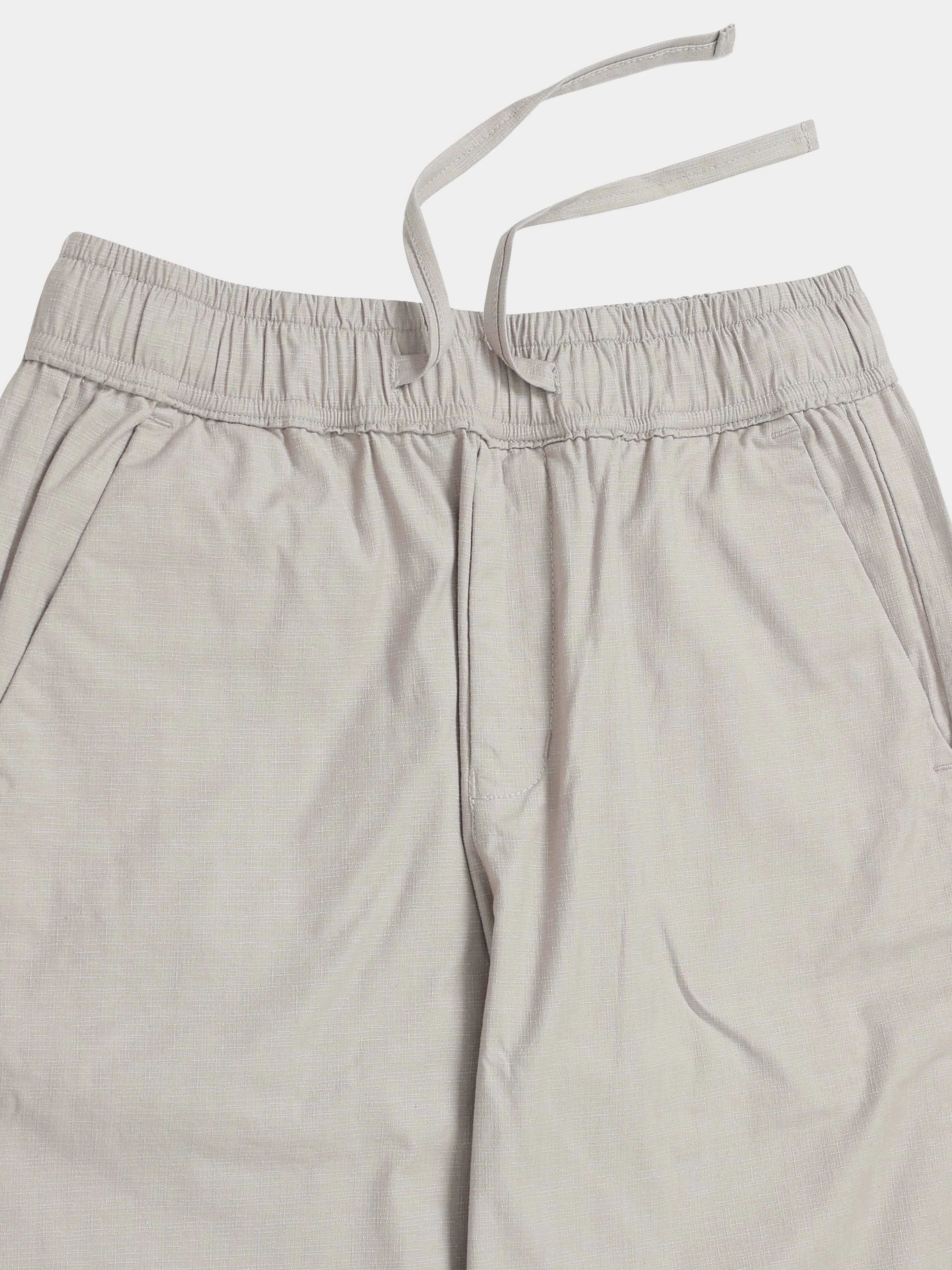 Verve Structural Beige Relaxed Pants