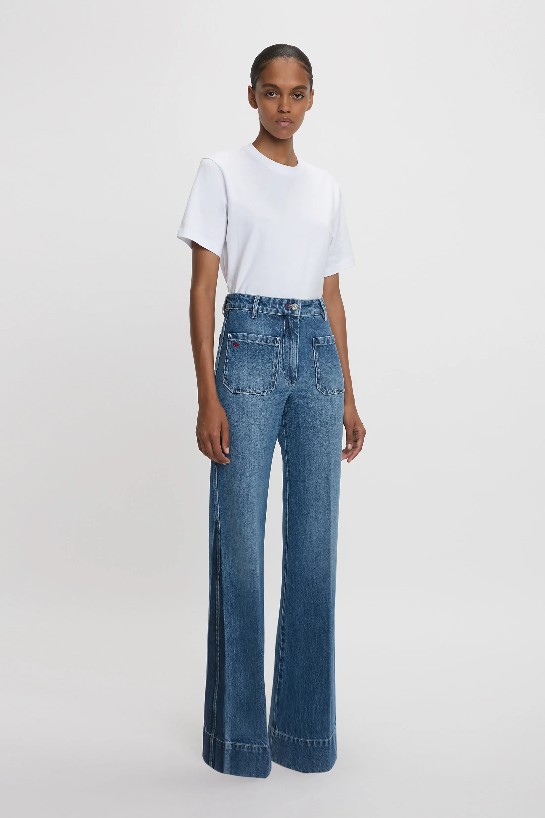 Victoria Tee In White