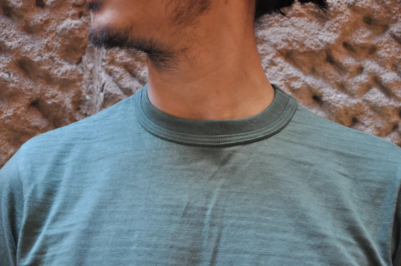 Warehouse 5.5oz "Bamboo Textured" Plain Tee (Green)