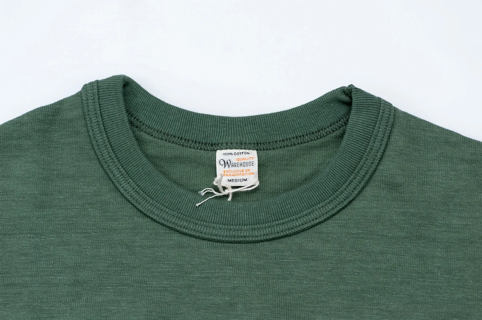 Warehouse 5.5oz "Bamboo Textured" Plain Tee (Green)