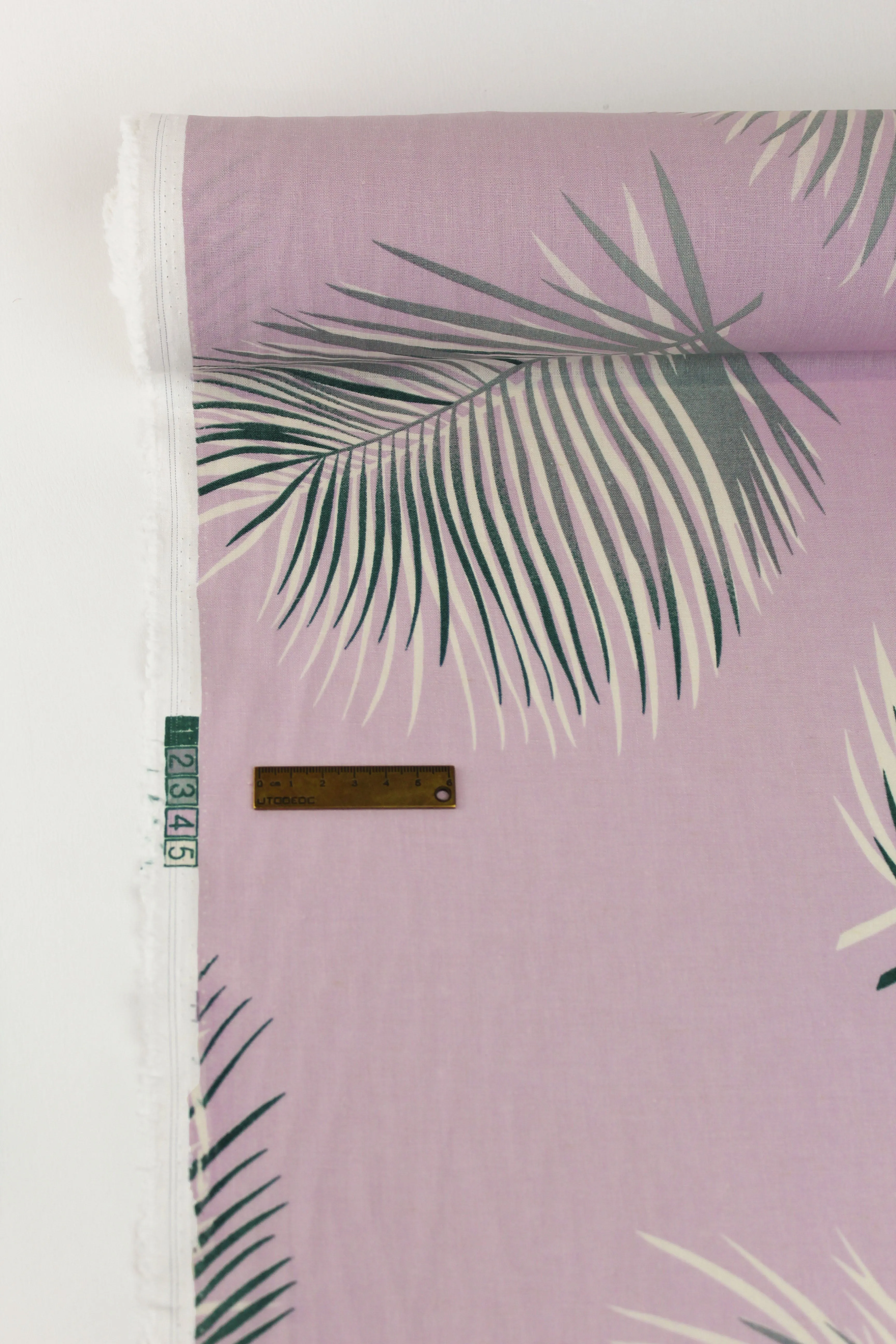 Wesley - Printed Linen | Lilac