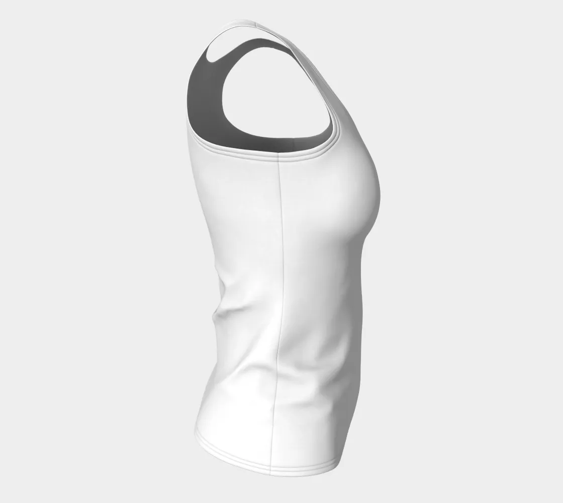 White Fitted Tank Top