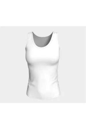 White Fitted Tank Top