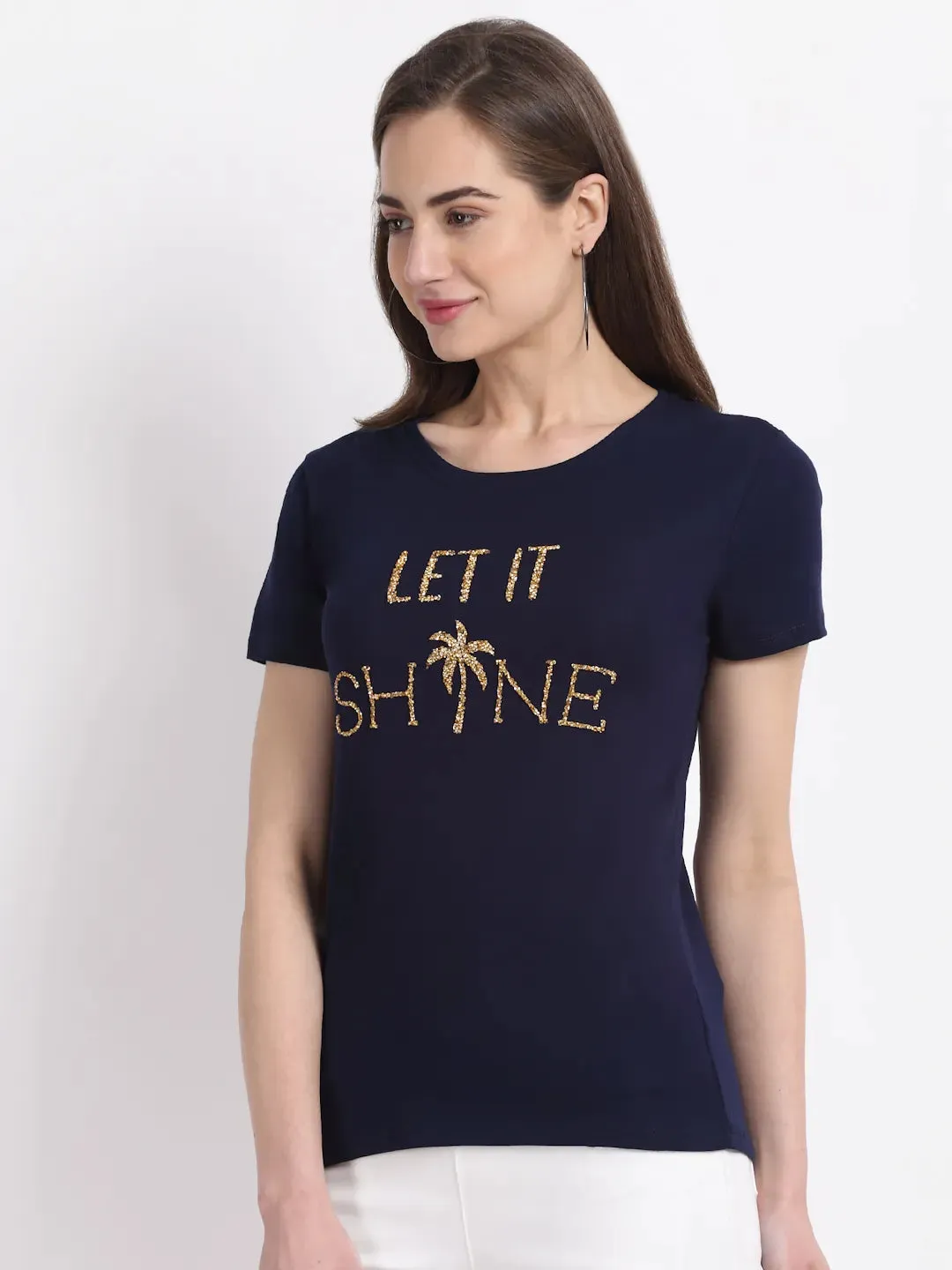 Women Graphic Printed T-Shirt