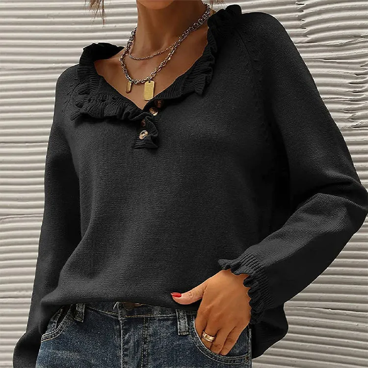 Women's Knit Pullover Sweater Tops