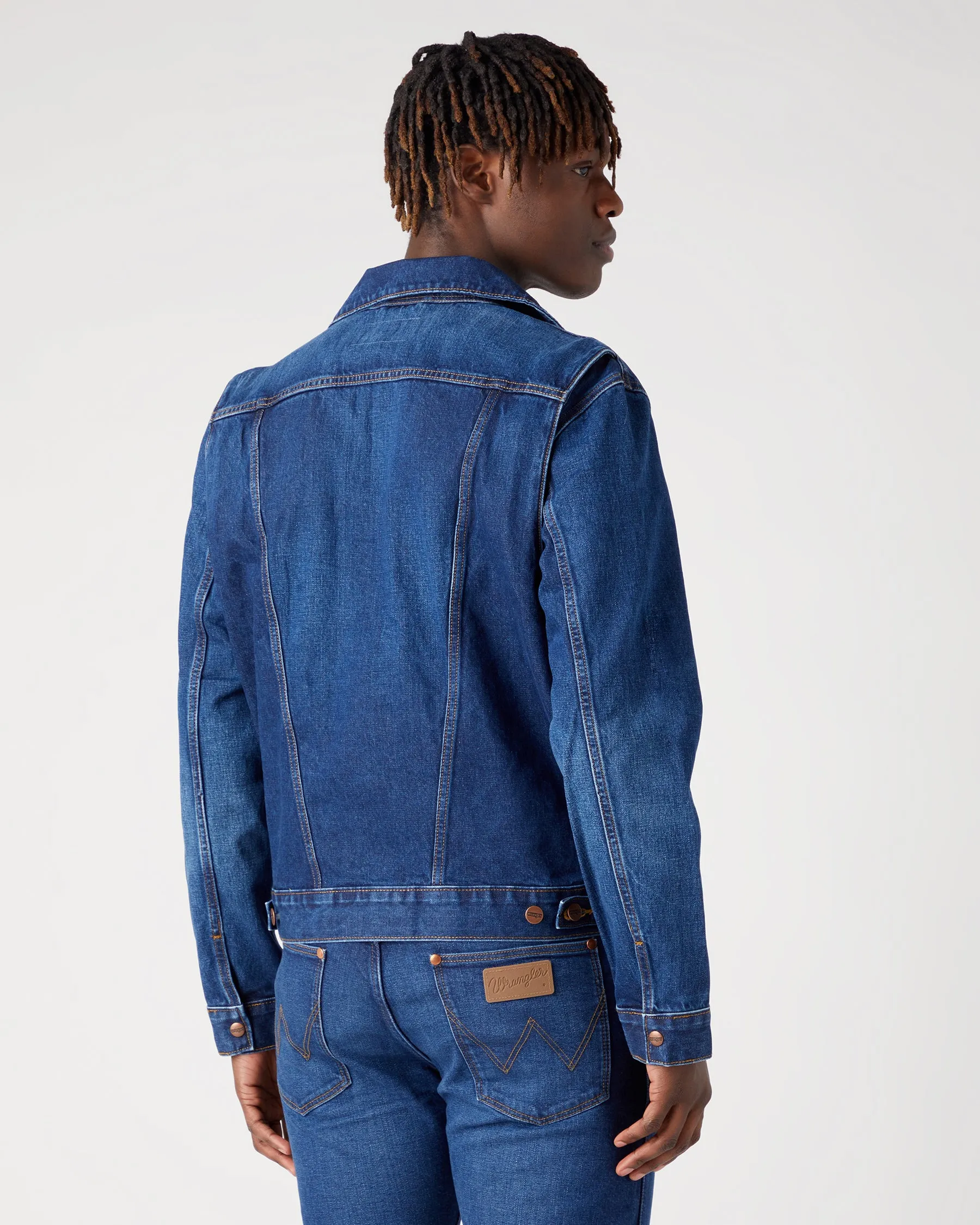 Wrangler Icons 124MJ Western Denim Jacket - Far Away
