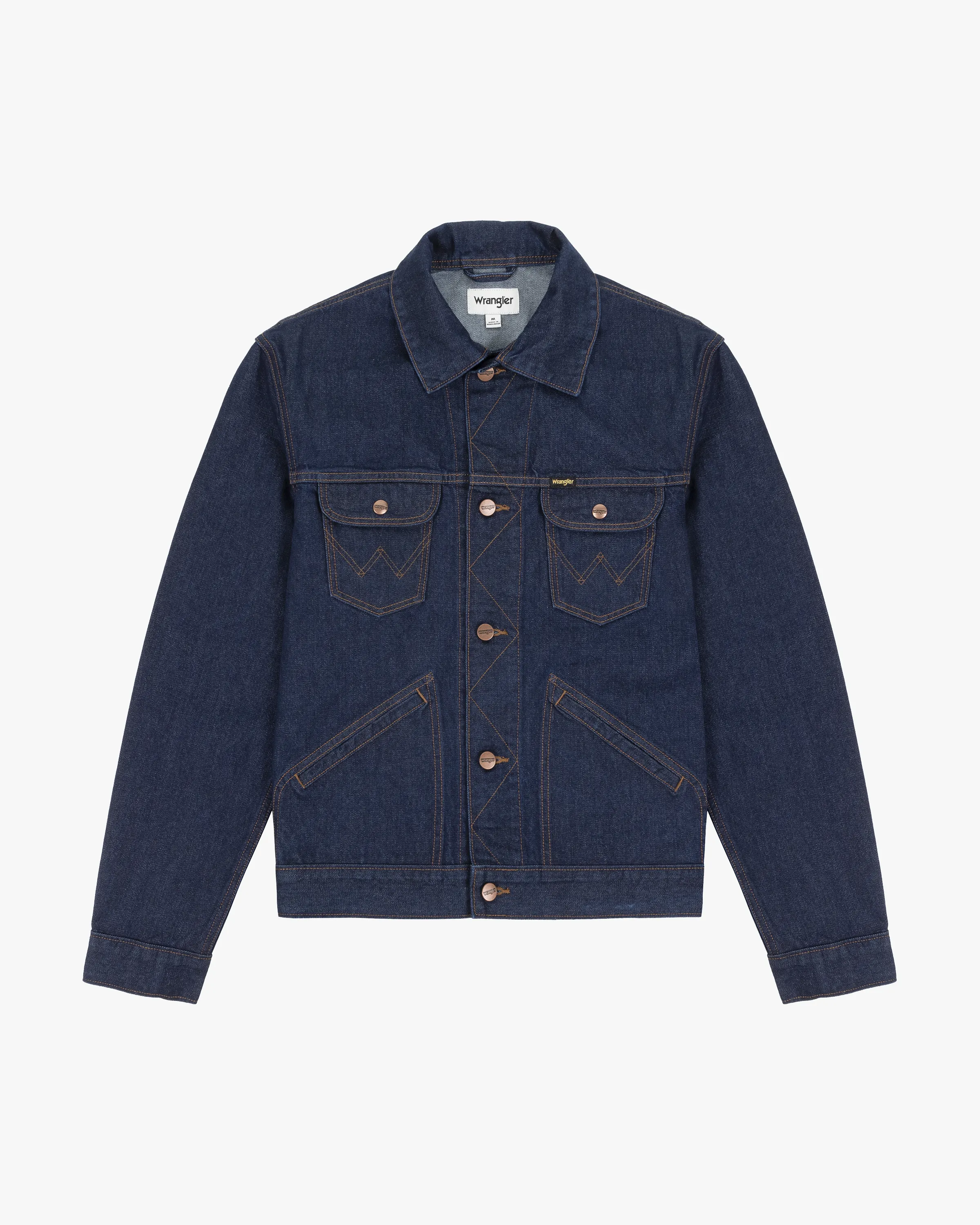 Wrangler Icons 124MJ Western Denim Jacket - Rinse