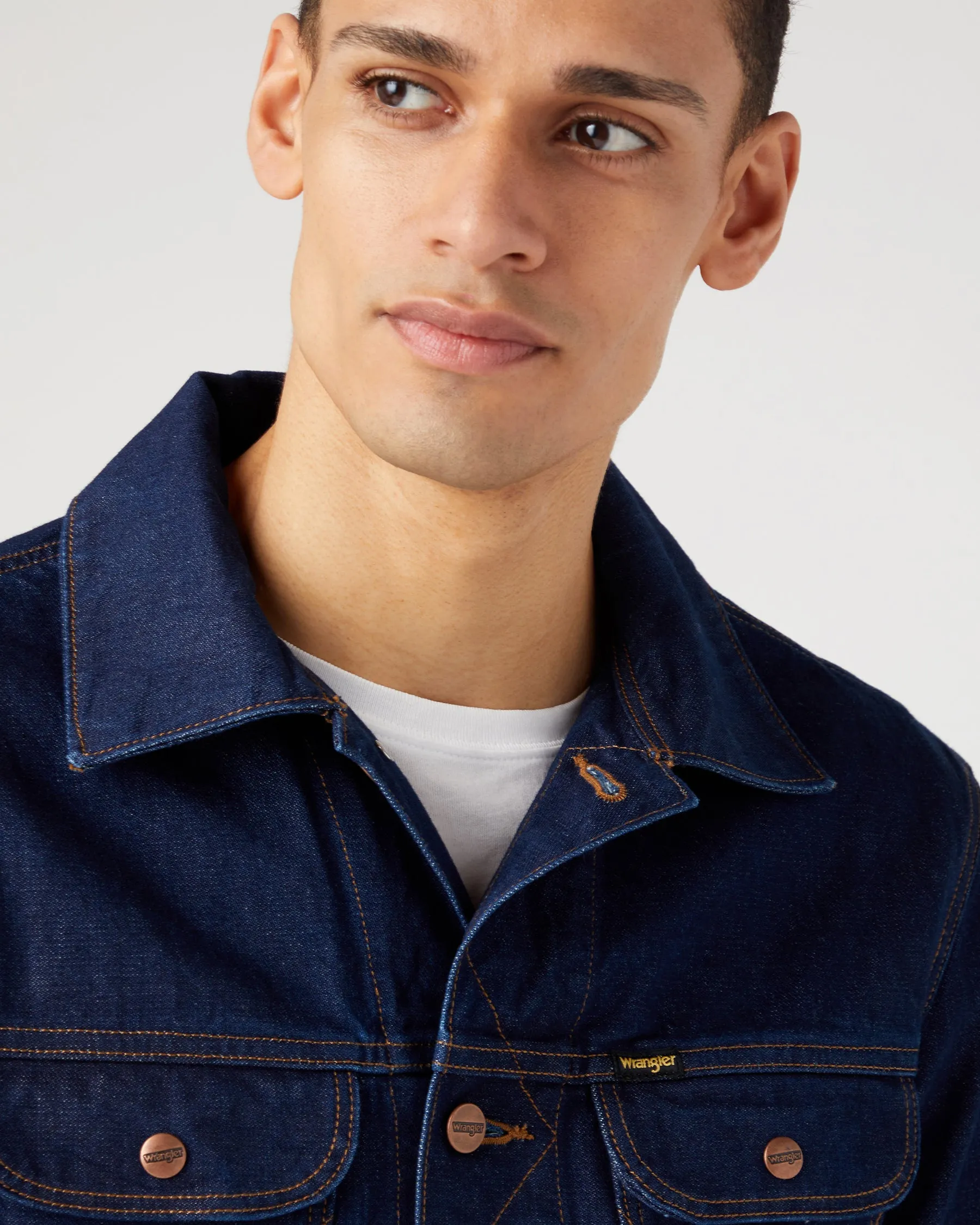 Wrangler Icons 124MJ Western Denim Jacket - Rinse